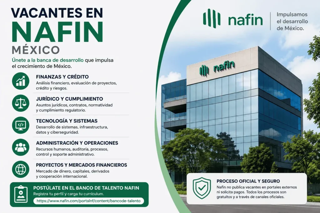 Vacantes en Nafin México 2026